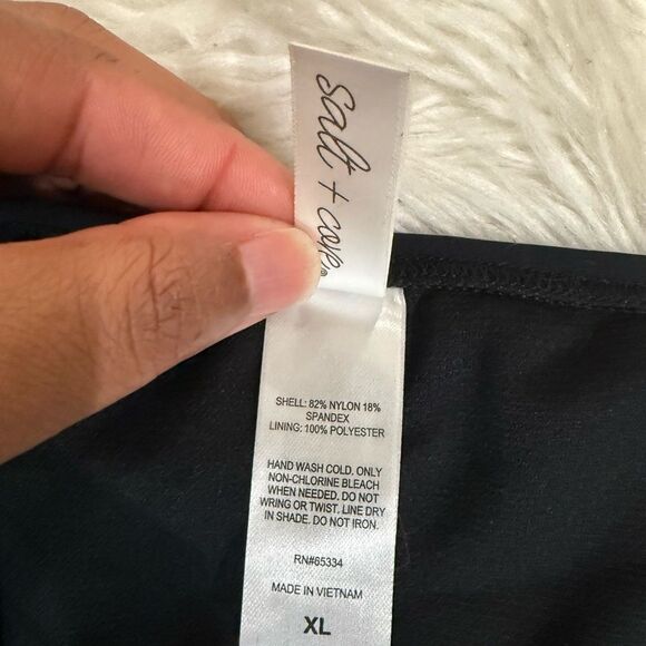 NWT Salt & Cove black bikini bottoms - Picture 5 of 5